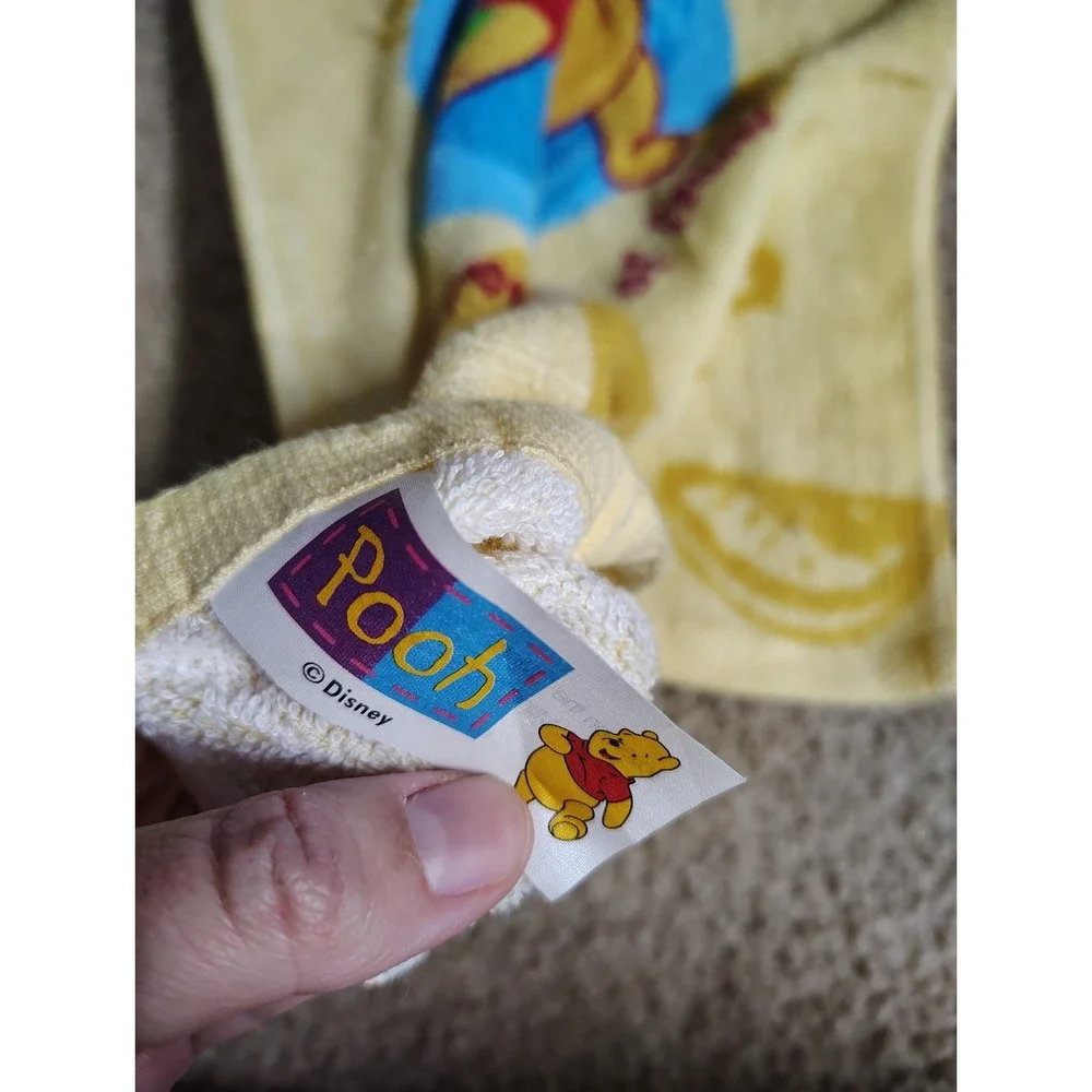 Vintage Winnie the Pooh Disney Hand Towel Fruit Theme